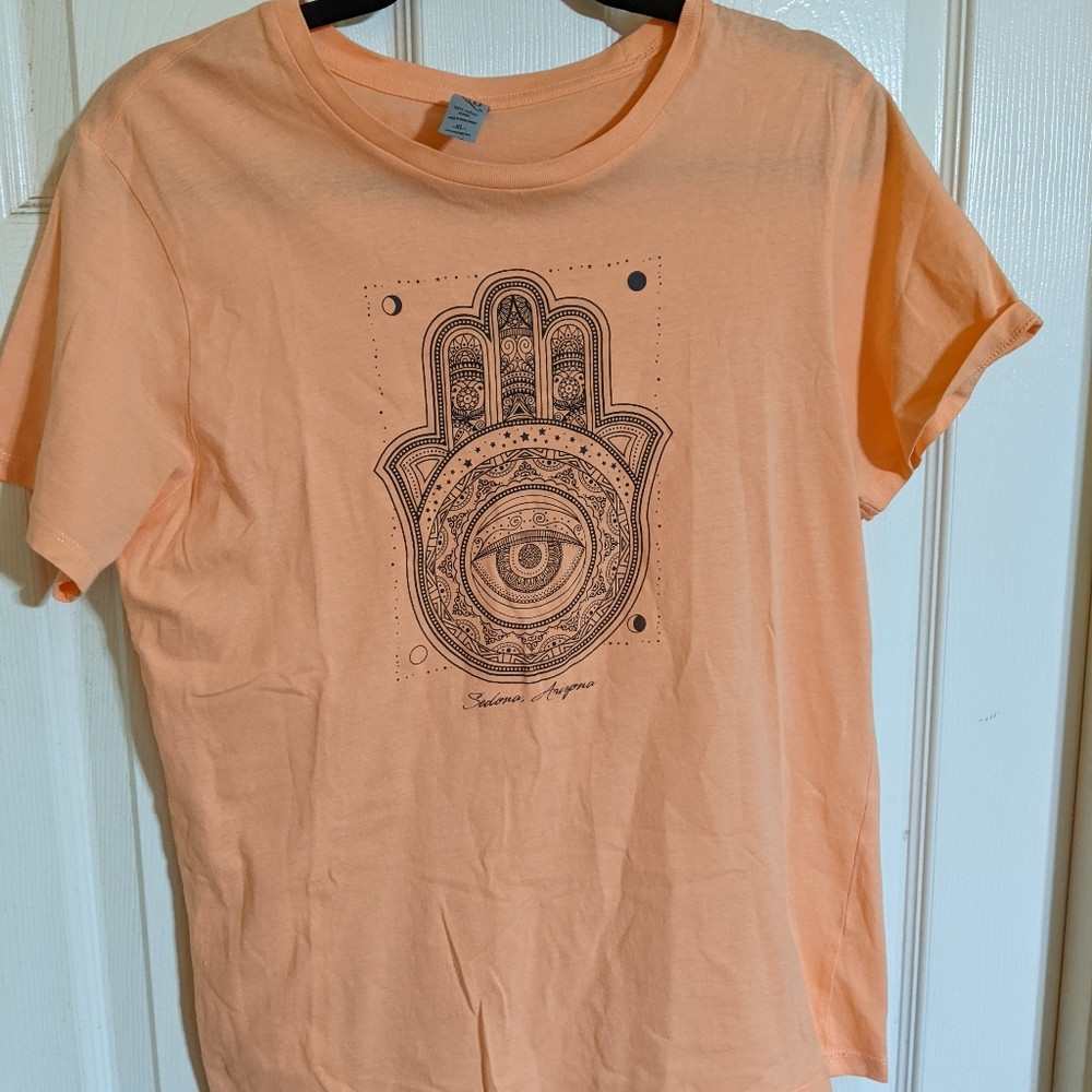 Womens Hamsa Hand Sedona Arizona shirt